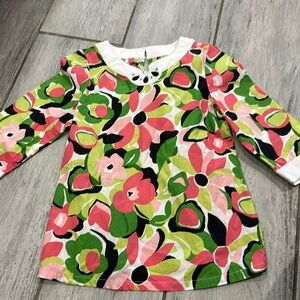 Gymboree Girls Watermelon Floral Tunic Size 6